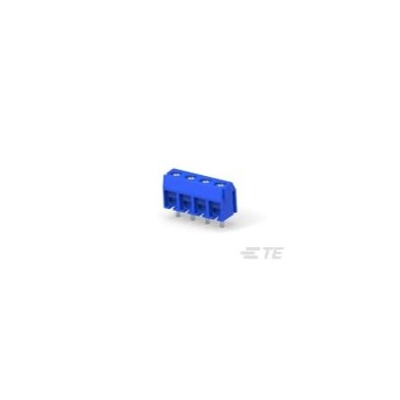 Te Connectivity Strip Terminal Block, 10A, 2Mm2, 1 Row(S), 1 Deck(S) 1776244-4